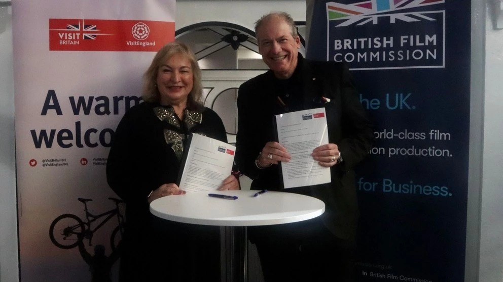 VisitBritain and British Film Commission sign Memorandum of Understanding to boost screen tourism across the UK