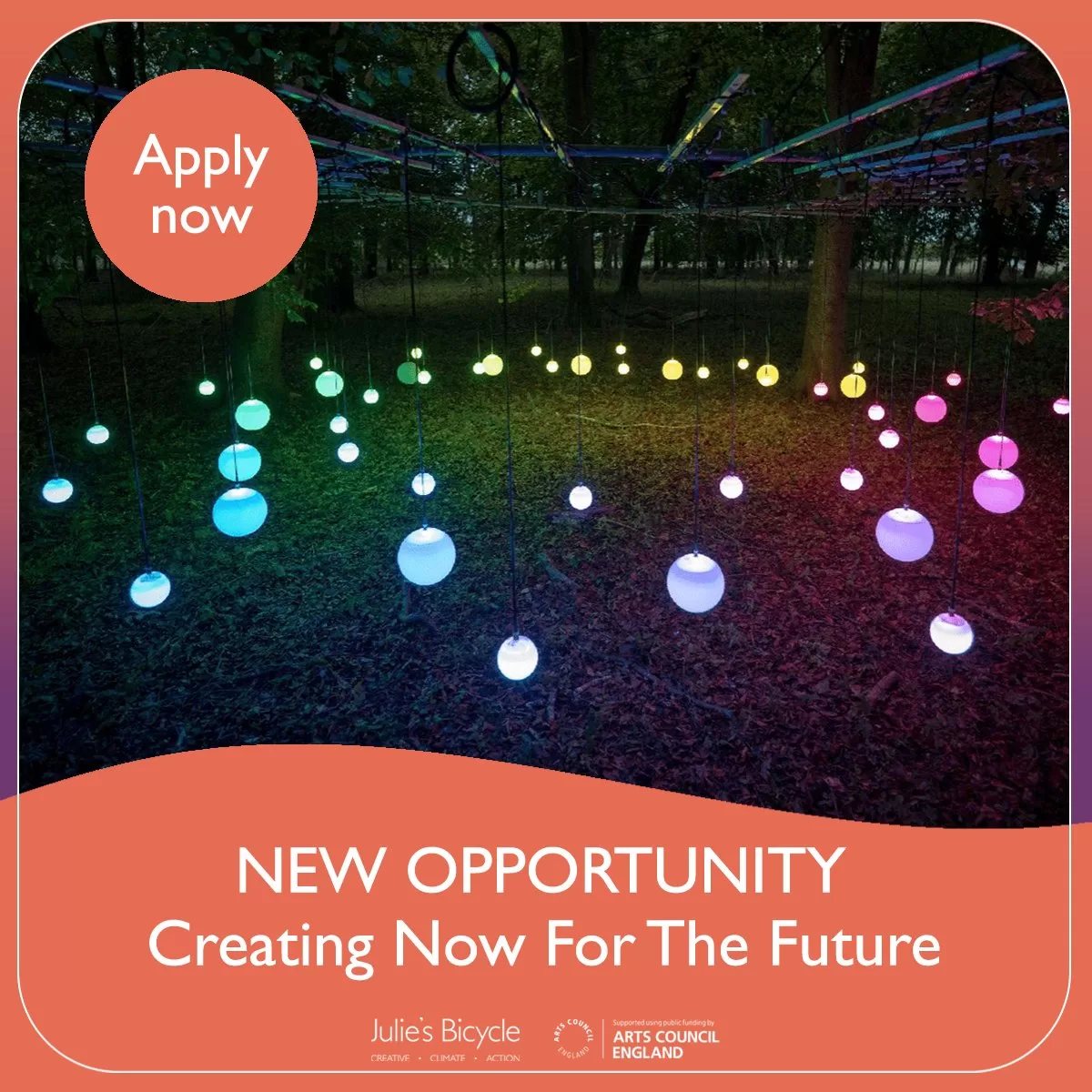 Creating Now for the Future - Arts Council England - Funding