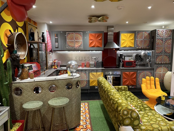 Space Age Seventies Inspired Studio